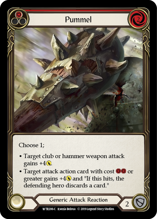 Pummel (Red) [WTR206-C] Alpha Print Normal | Webway Games