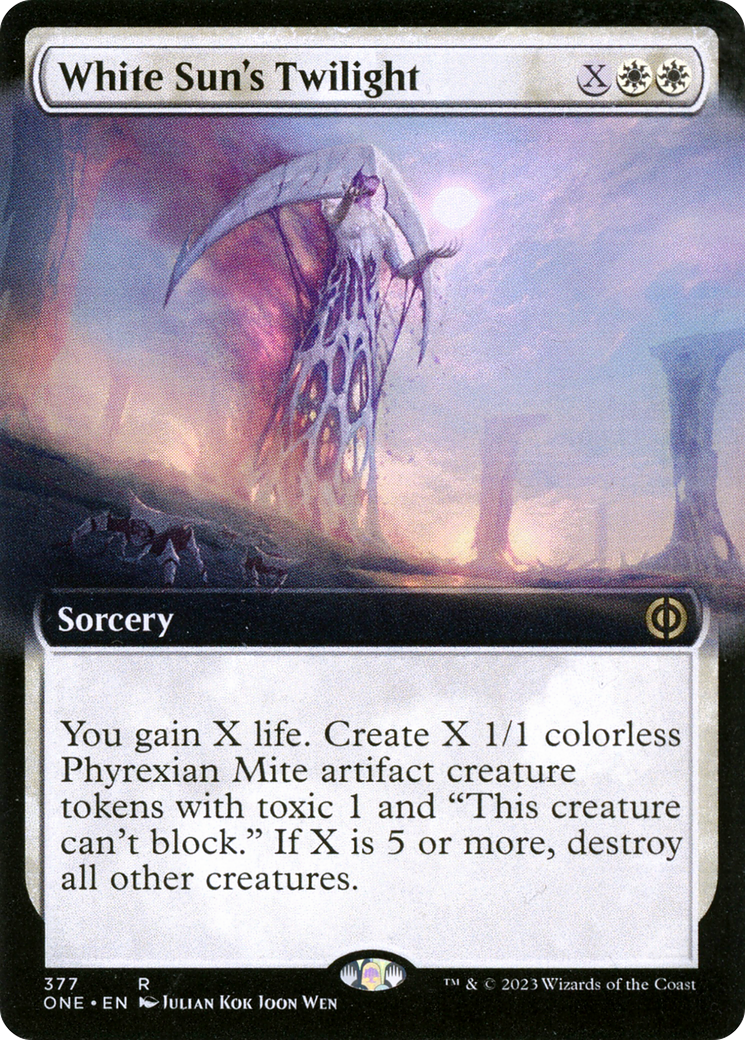 White Sun's Twilight (Extended Art) [Phyrexia: All Will Be One] | Webway Games