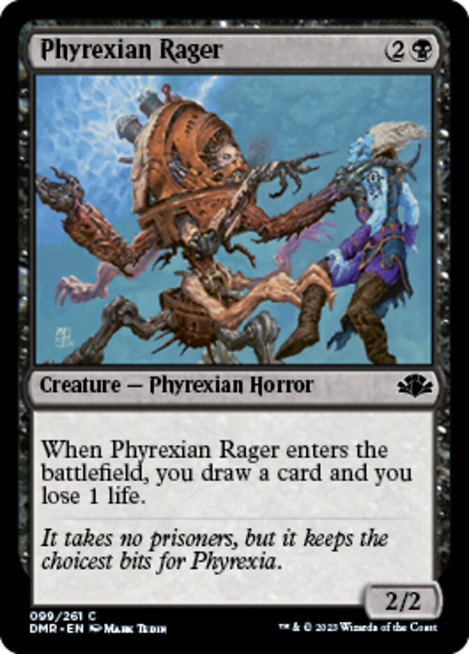 Phyrexian Rager [Dominaria Remastered] | Webway Games