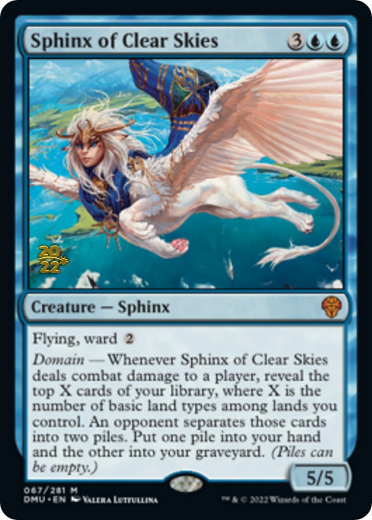 Sphinx of Clear Skies [Dominaria United Prerelease Promos] | Webway Games