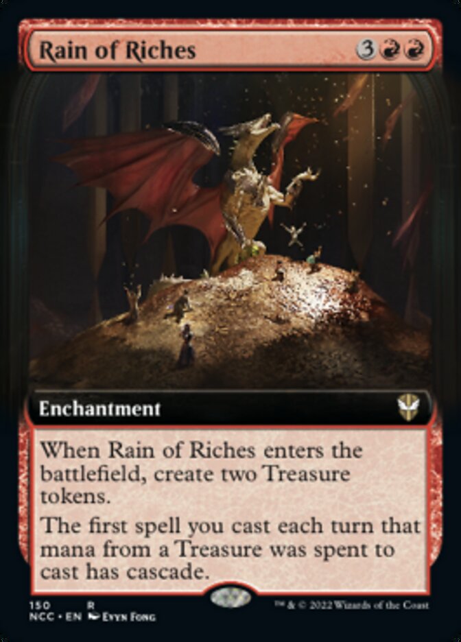 Rain of Riches (Extended Art) [Streets of New Capenna Commander] | Webway Games
