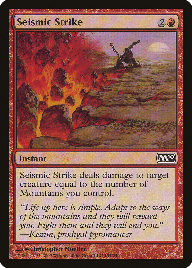 Seismic Strike [Magic 2010] | Webway Games