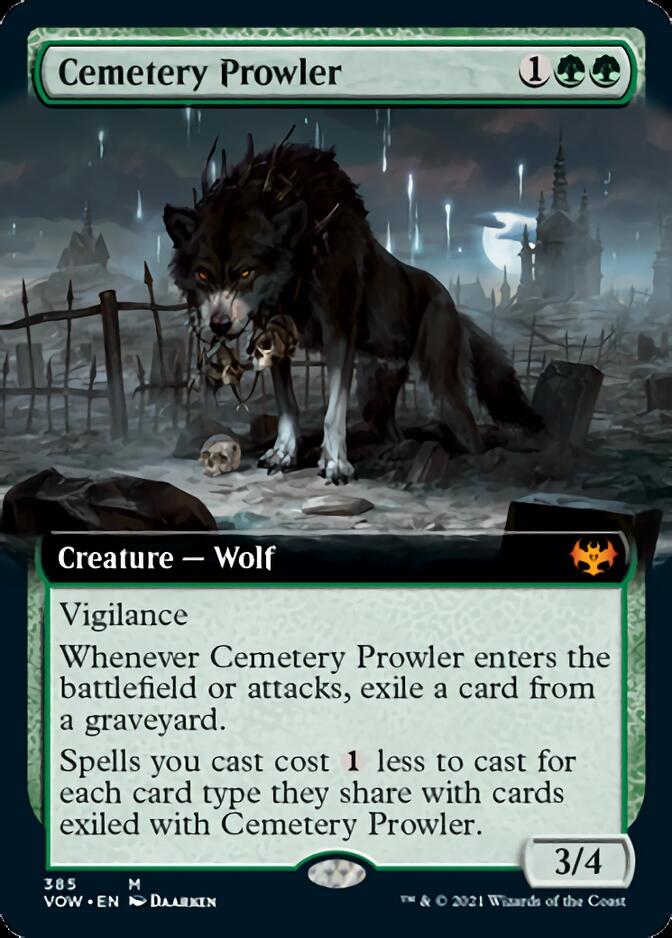 Cemetery Prowler (Extended) [Innistrad: Crimson Vow] | Webway Games