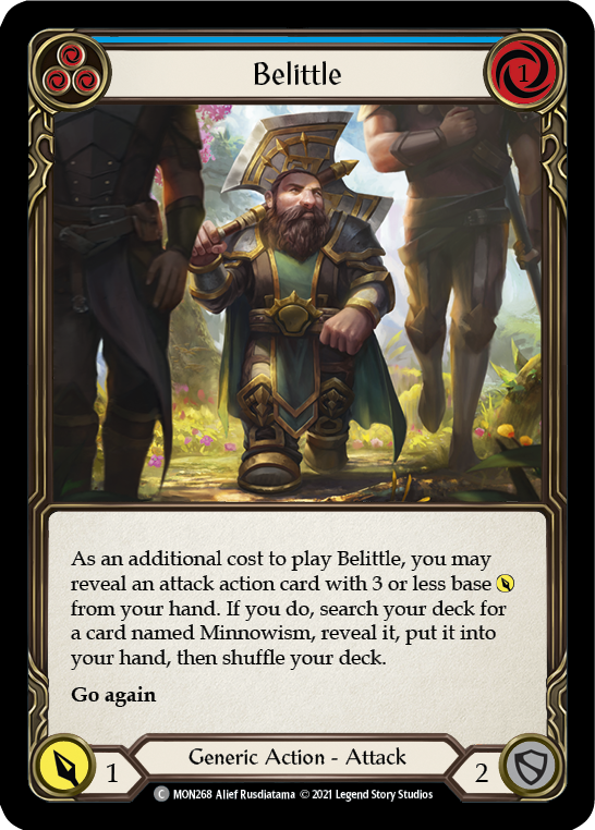 Belittle (Blue) [MON268] 1st Edition Normal | Webway Games