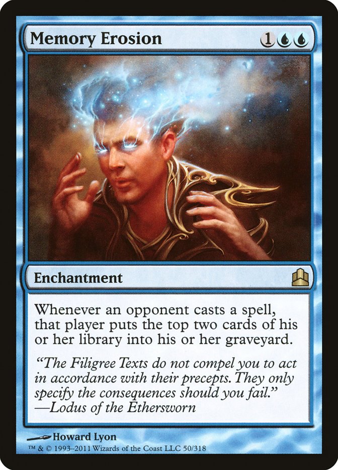Memory Erosion [Commander 2011] | Webway Games