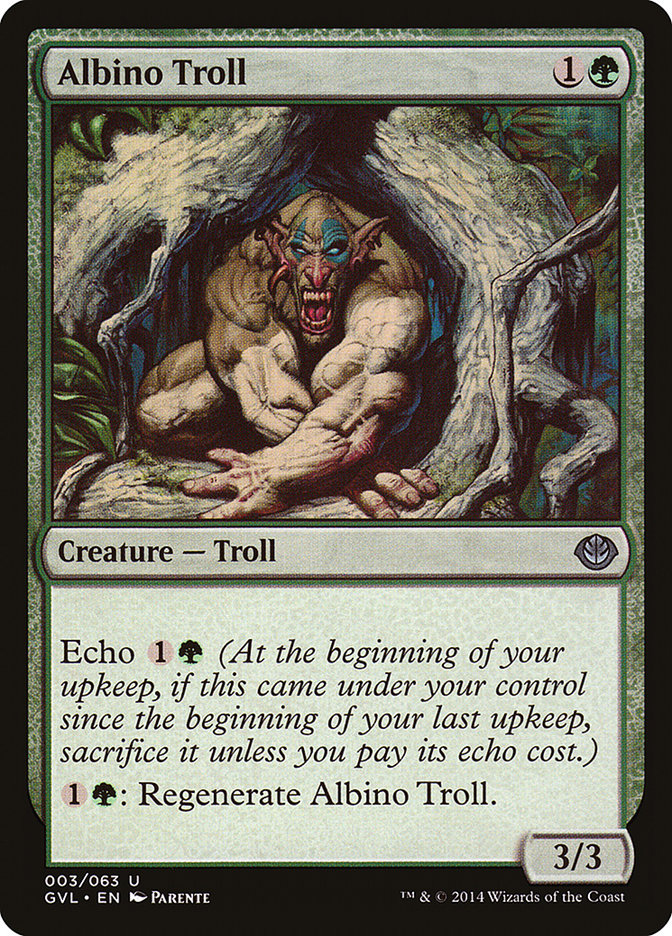 Albino Troll (Garruk vs. Liliana) [Duel Decks Anthology] | Webway Games