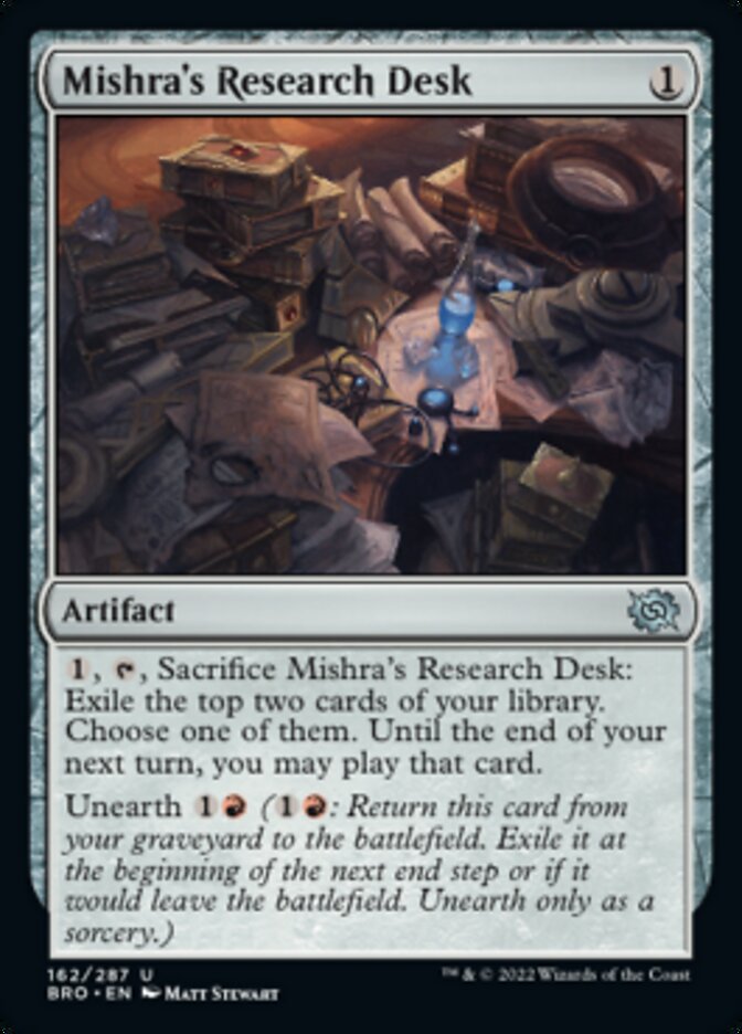 Mishra's Research Desk [The Brothers' War] | Webway Games