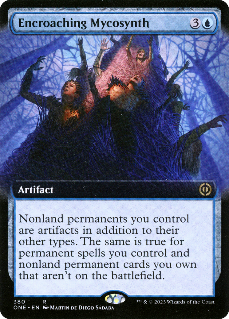 Encroaching Mycosynth (Extended Art) [Phyrexia: All Will Be One] | Webway Games