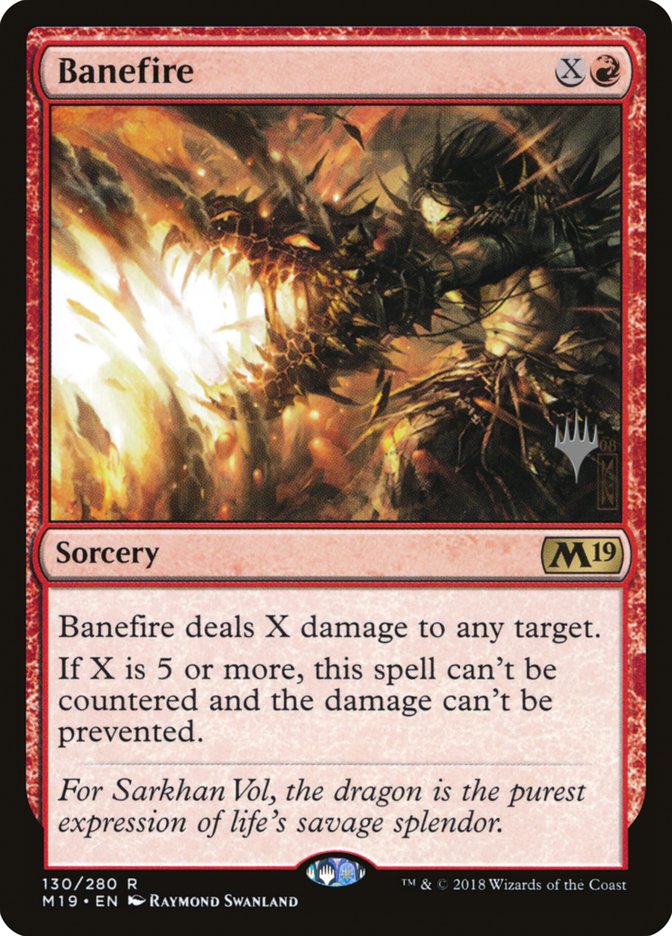 Banefire (Promo Pack) [Core Set 2019 Promos] | Webway Games