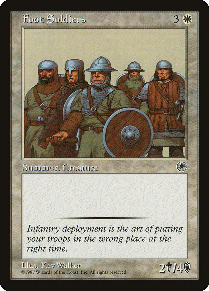 Foot Soldiers [Portal] | Webway Games