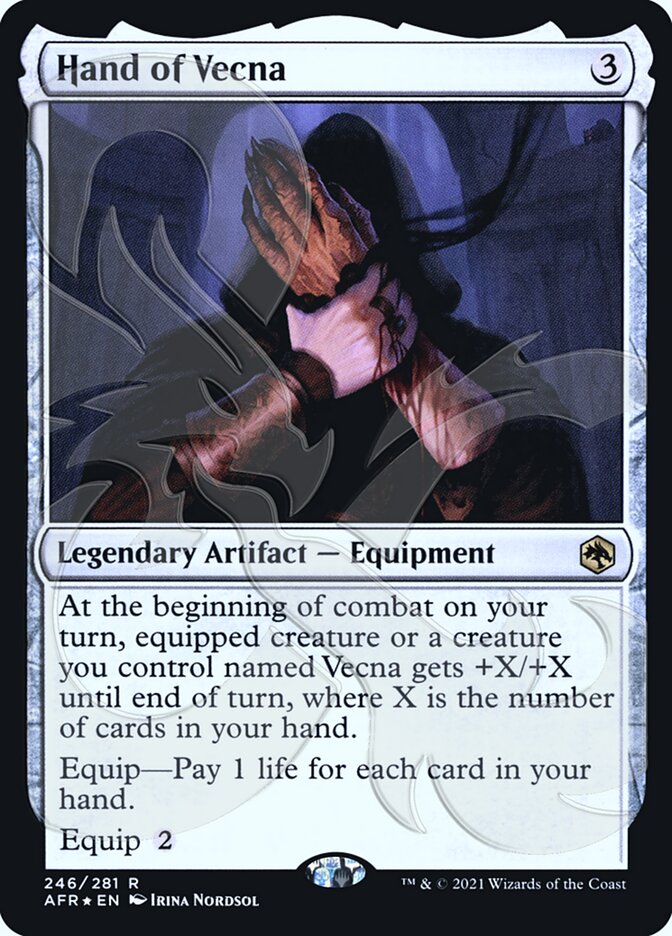 Hand of Vecna (Ampersand Promo) [Dungeons & Dragons: Adventures in the Forgotten Realms Promos] | Webway Games