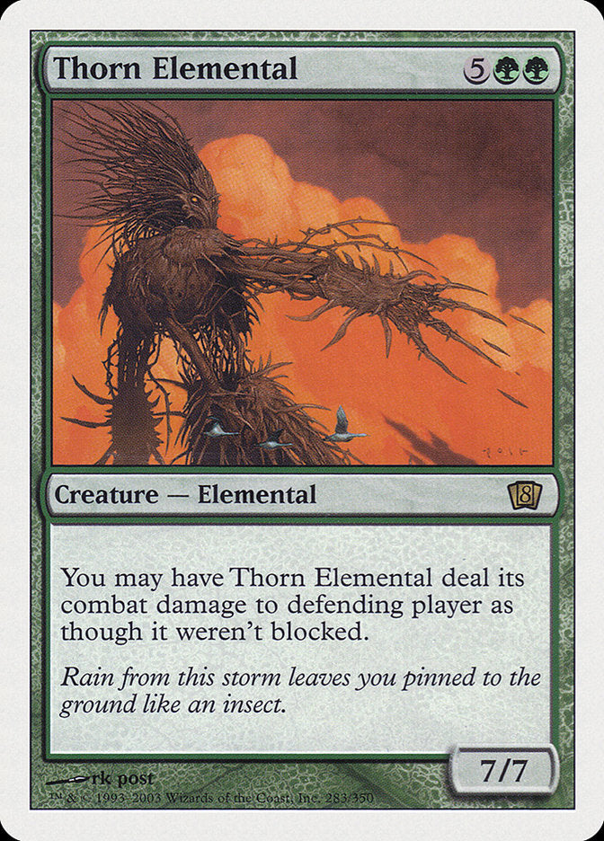 Thorn Elemental [Eighth Edition] | Webway Games