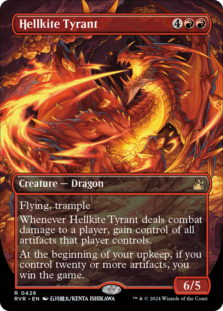 Hellkite Tyrant (Anime Borderless) [Ravnica Remastered] | Webway Games