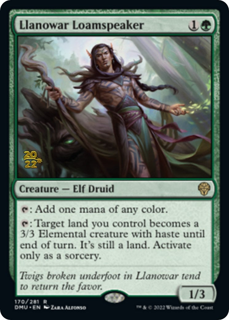 Llanowar Loamspeaker [Dominaria United Prerelease Promos] | Webway Games
