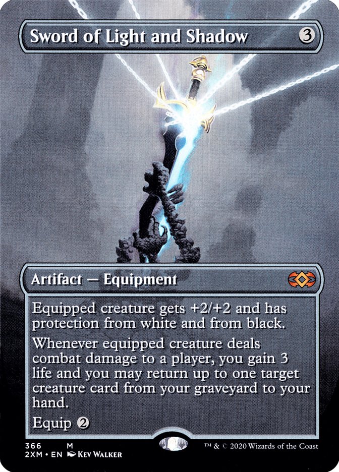 Sword of Light and Shadow (Borderless) [Double Masters] | Webway Games