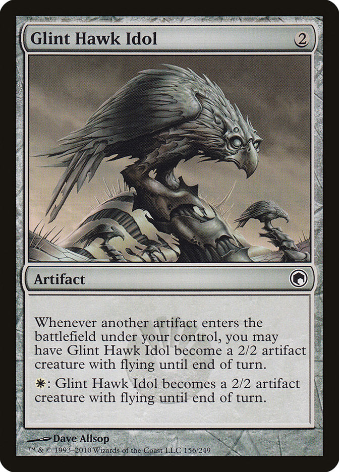 Glint Hawk Idol [Scars of Mirrodin] | Webway Games