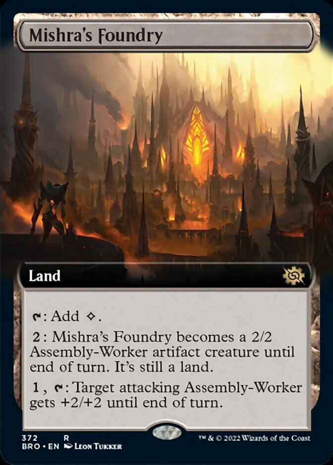 Mishra's Foundry (Extended Art) [The Brothers' War] | Webway Games