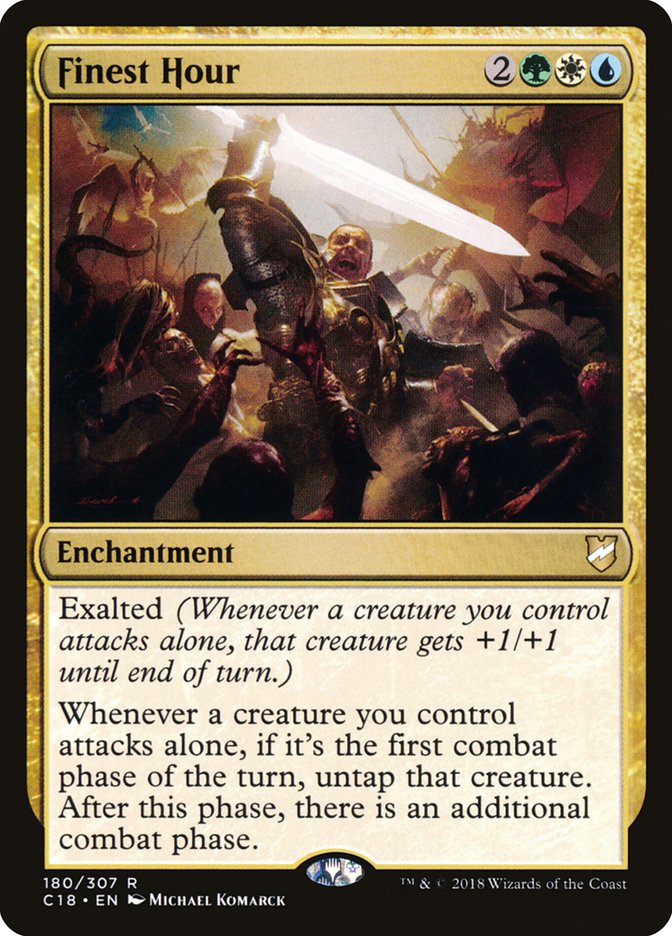 Finest Hour [Commander 2018] | Webway Games