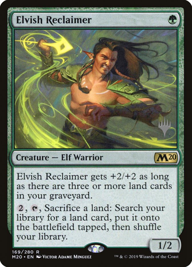 Elvish Reclaimer (Promo Pack) [Core Set 2020 Promos] | Webway Games