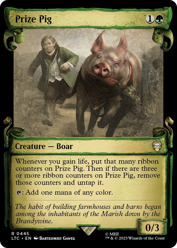 Prize Pig [The Lord of the Rings: Tales of Middle-Earth Commander Showcase Scrolls] | Webway Games