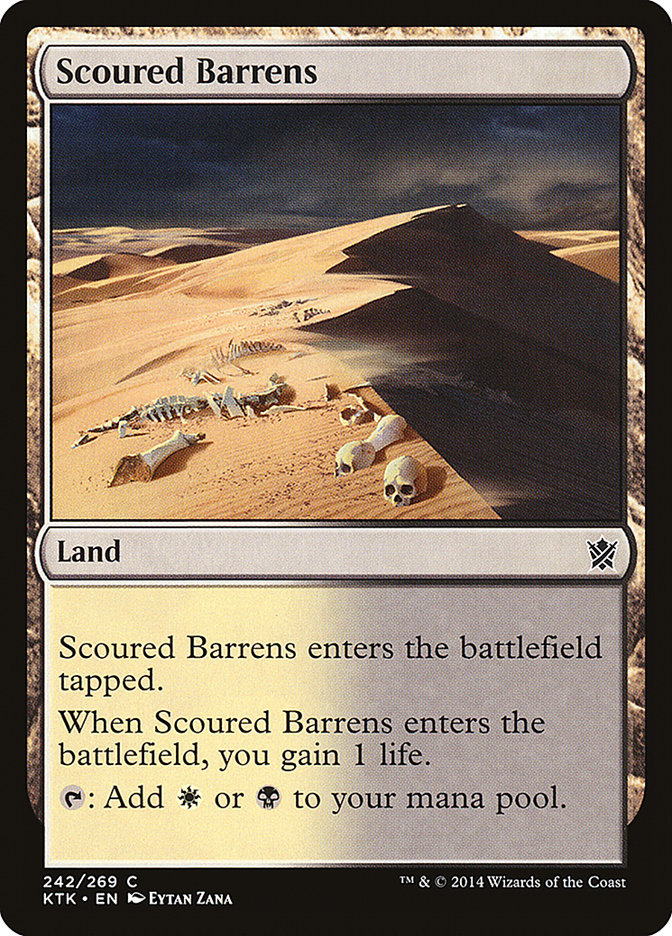 Scoured Barrens [Khans of Tarkir] | Webway Games