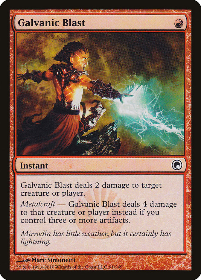 Galvanic Blast [Scars of Mirrodin] | Webway Games
