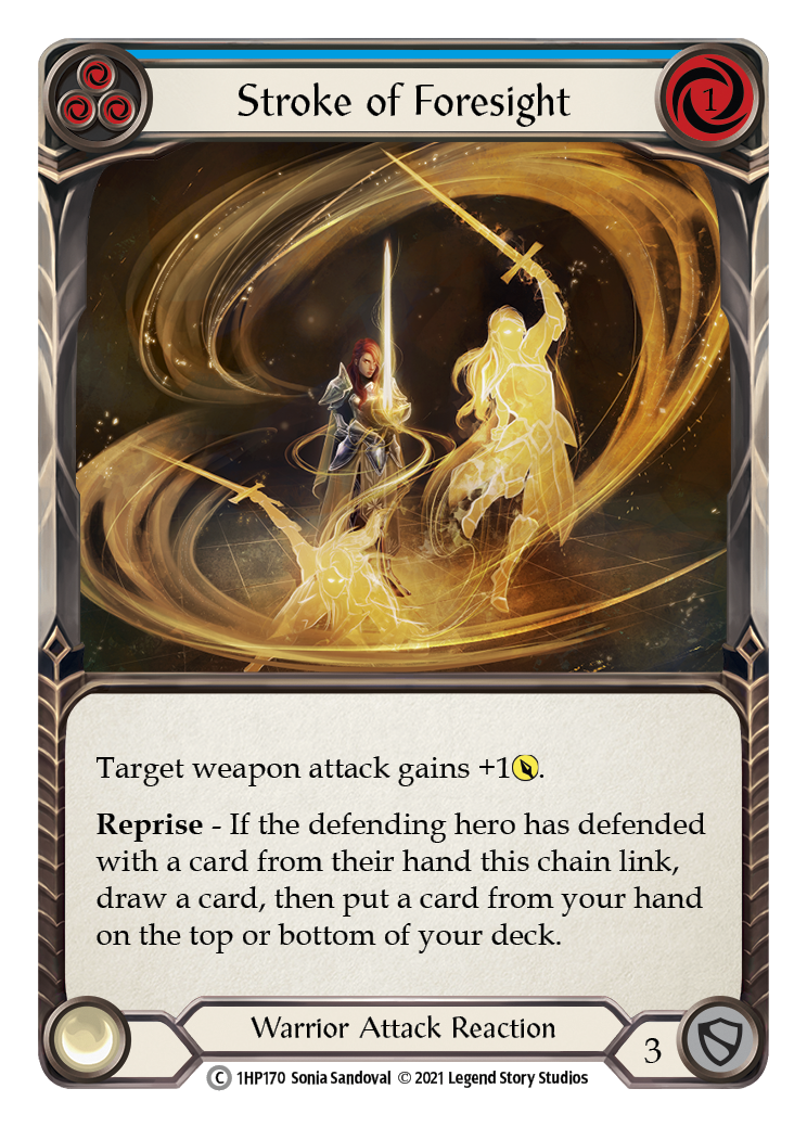 Stroke of Foresight (Blue) [1HP170] | Webway Games