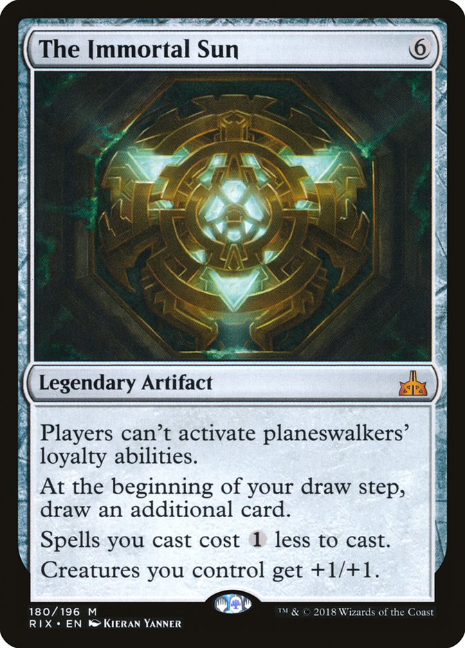 The Immortal Sun [Rivals of Ixalan] | Webway Games