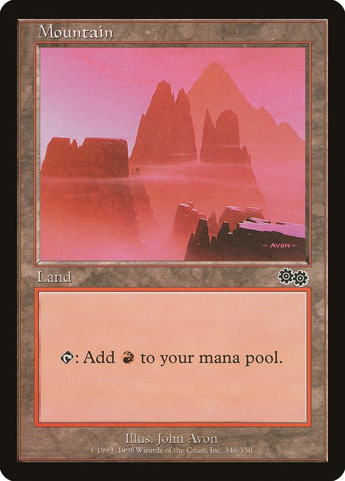 Mountain (#346) [Urza's Saga] | Webway Games