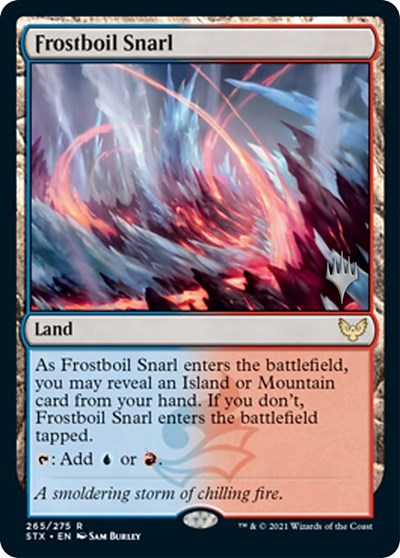 Frostboil Snarl (Promo Pack) [Strixhaven: School of Mages Promos] | Webway Games