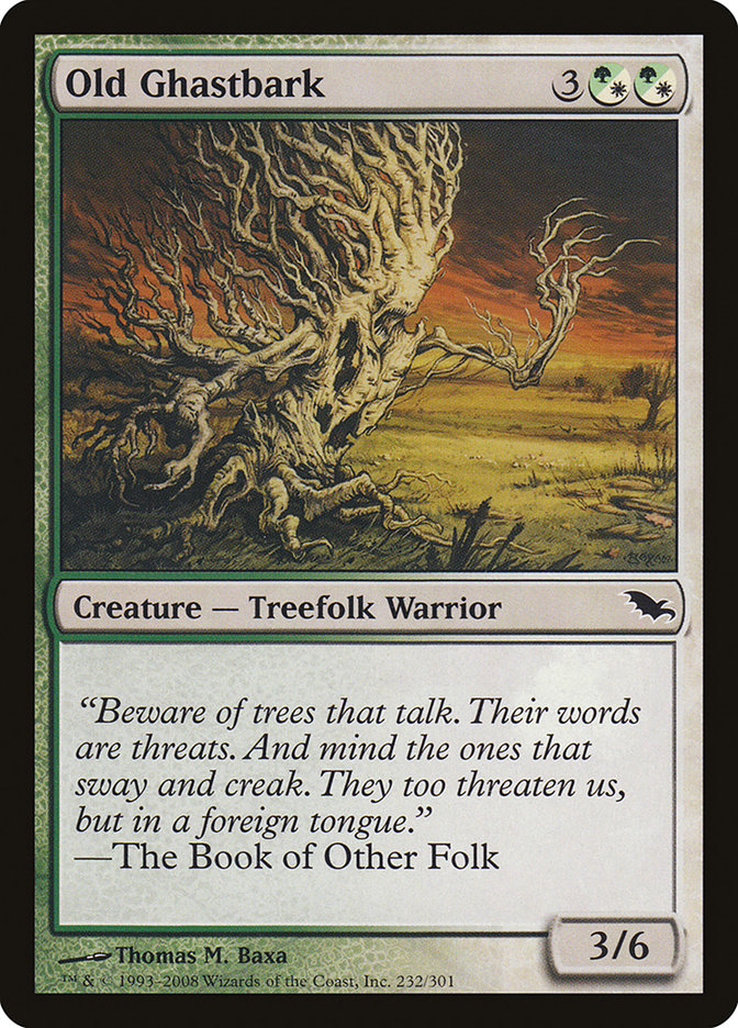 Old Ghastbark [Shadowmoor] | Webway Games