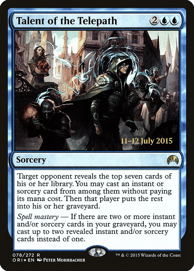 Talent of the Telepath [Magic Origins Prerelease Promos] | Webway Games