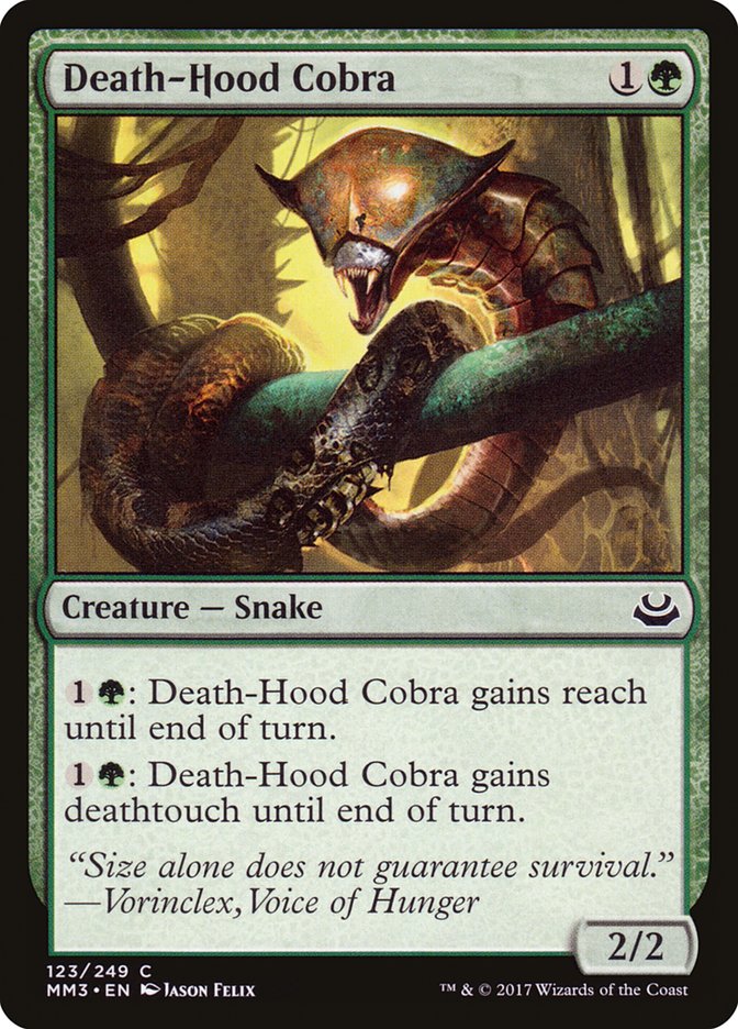 Death-Hood Cobra [Modern Masters 2017] | Webway Games