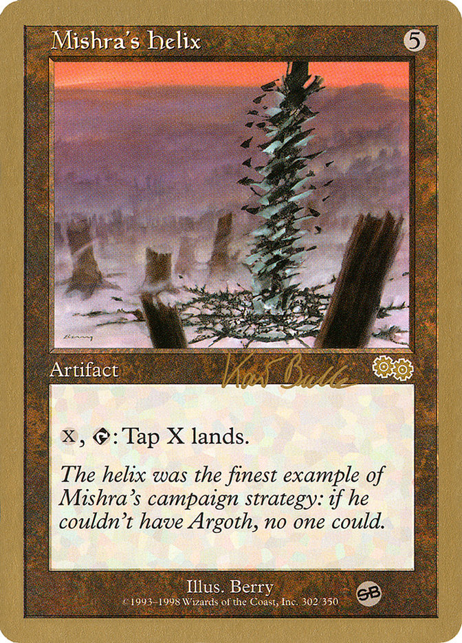 Mishra's Helix (Kai Budde) (SB) [World Championship Decks 1999] | Webway Games