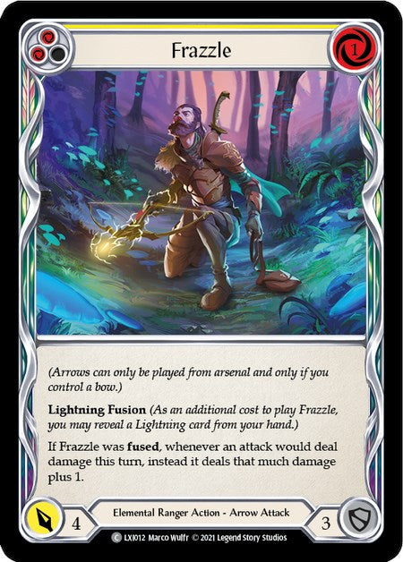 Frazzle (Yellow) [LXI012] (Tales of Aria Lexi Blitz Deck)  1st Edition Normal | Webway Games