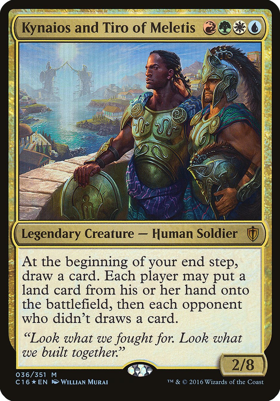 Kynaios and Tiro of Meletis (Commander 2016) [Commander 2016 Oversized] | Webway Games