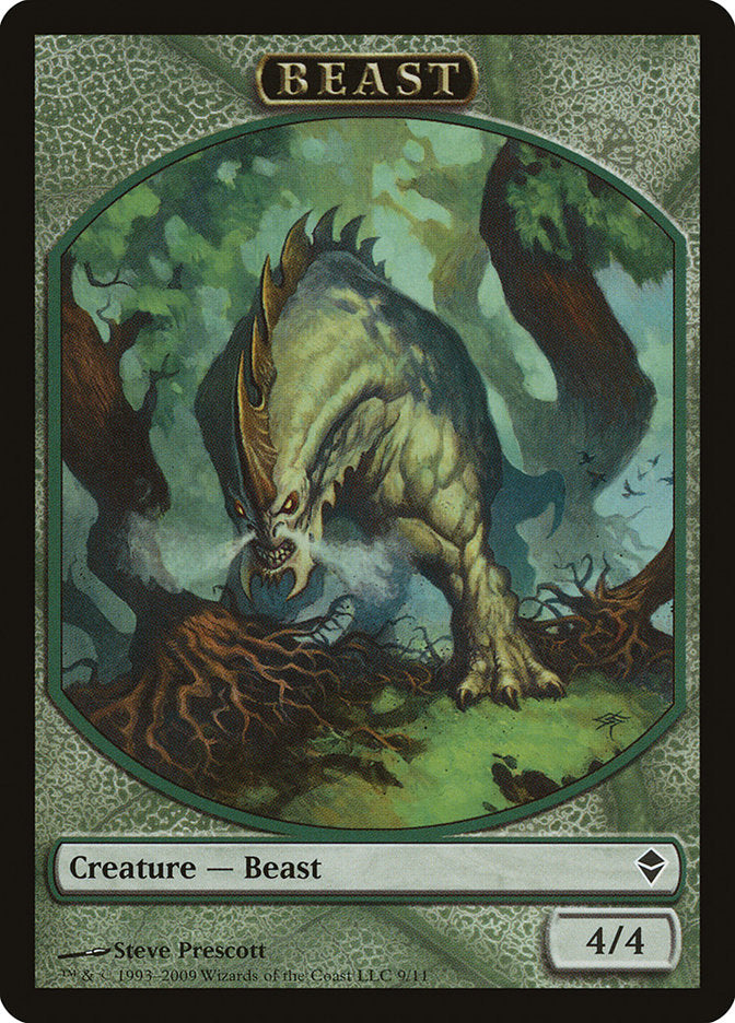 Beast [Zendikar Tokens] | Webway Games
