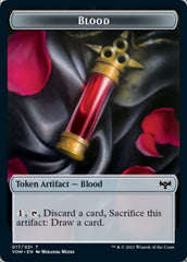 Blood // Zombie (005) Double-sided Token [Innistrad: Crimson Vow Tokens] | Webway Games