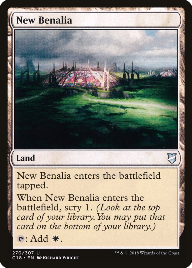 New Benalia [Commander 2018] | Webway Games
