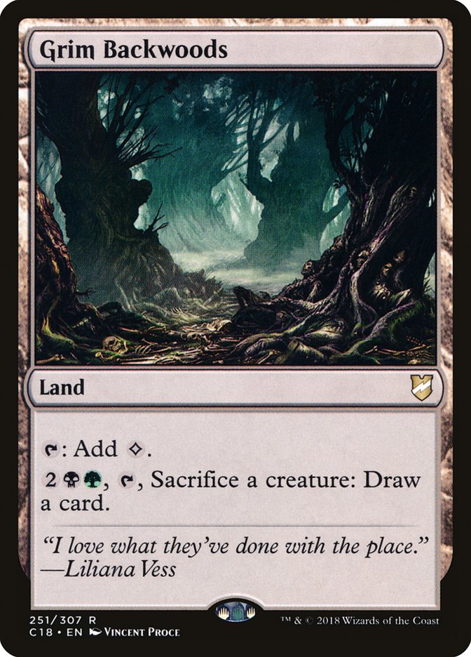 Grim Backwoods [Commander 2018] | Webway Games