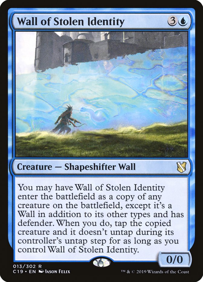 Wall of Stolen Identity [Commander 2019] | Webway Games
