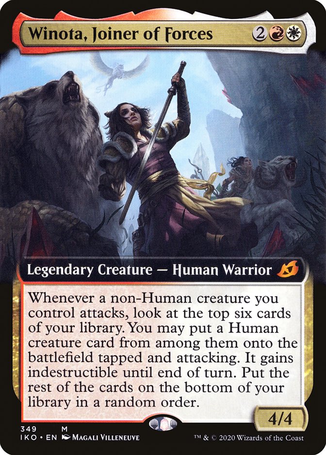 Winota, Joiner of Forces (Extended Art) [Ikoria: Lair of Behemoths] | Webway Games