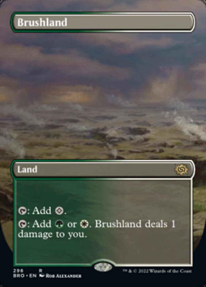 Brushland (Borderless Alternate Art) [The Brothers' War] | Webway Games