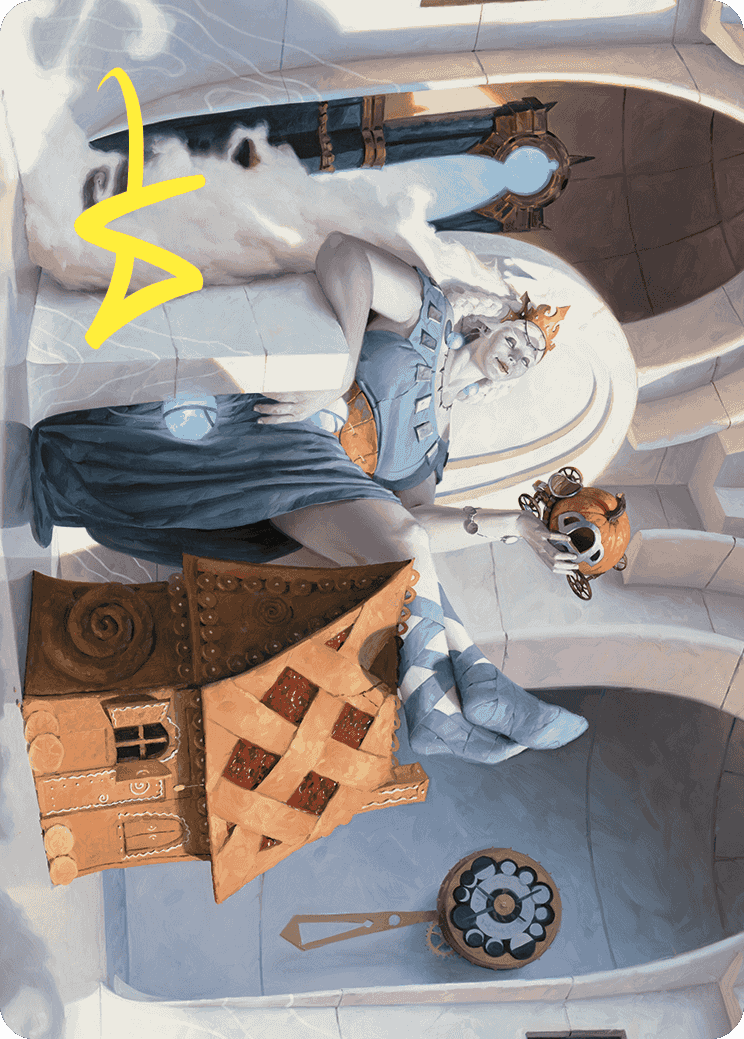 Beluna Grandsquall Art Card (Gold-Stamped Signature) [Wilds of Eldraine Art Series] | Webway Games