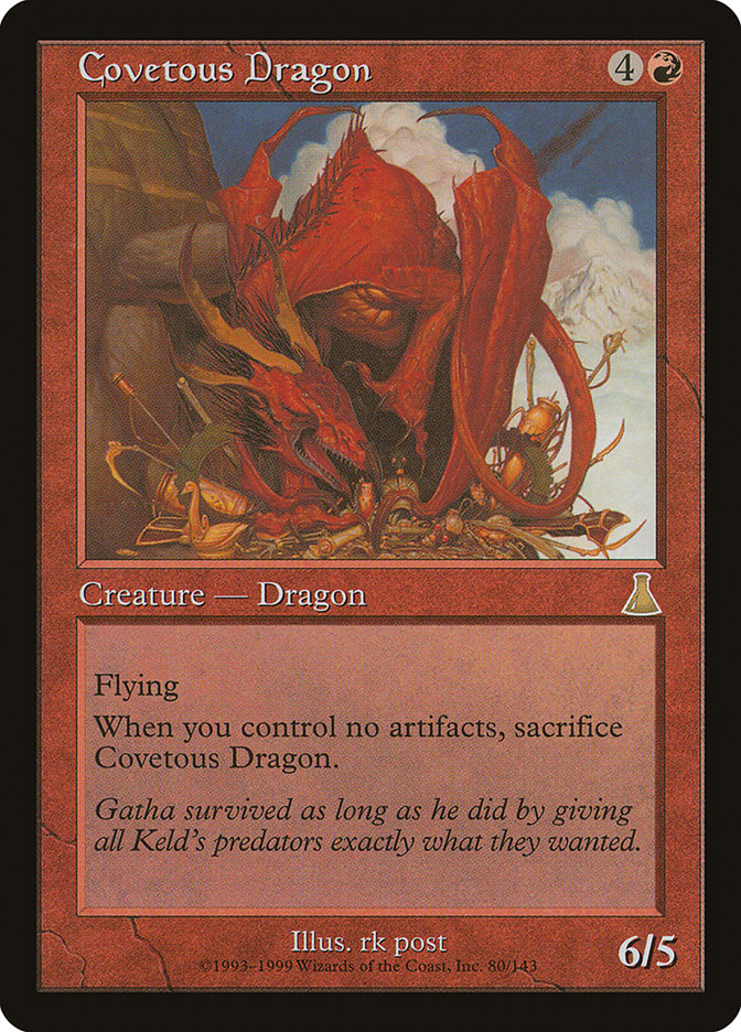 Covetous Dragon [Urza's Destiny] | Webway Games