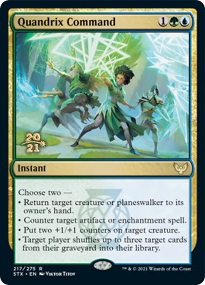 Quandrix Command [Strixhaven: School of Mages Prerelease Promos] | Webway Games