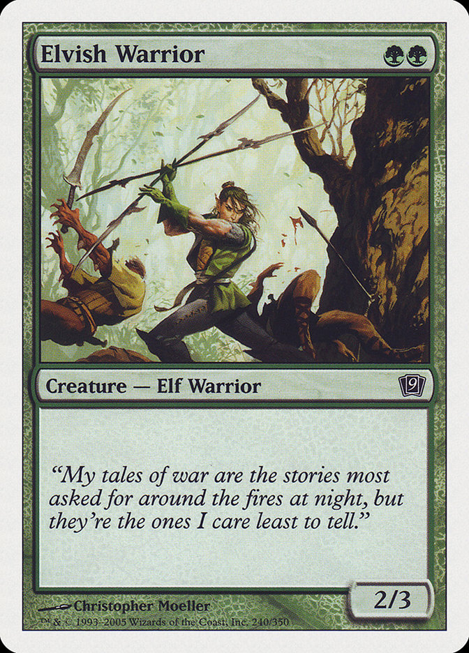 Elvish Warrior [Ninth Edition] | Webway Games