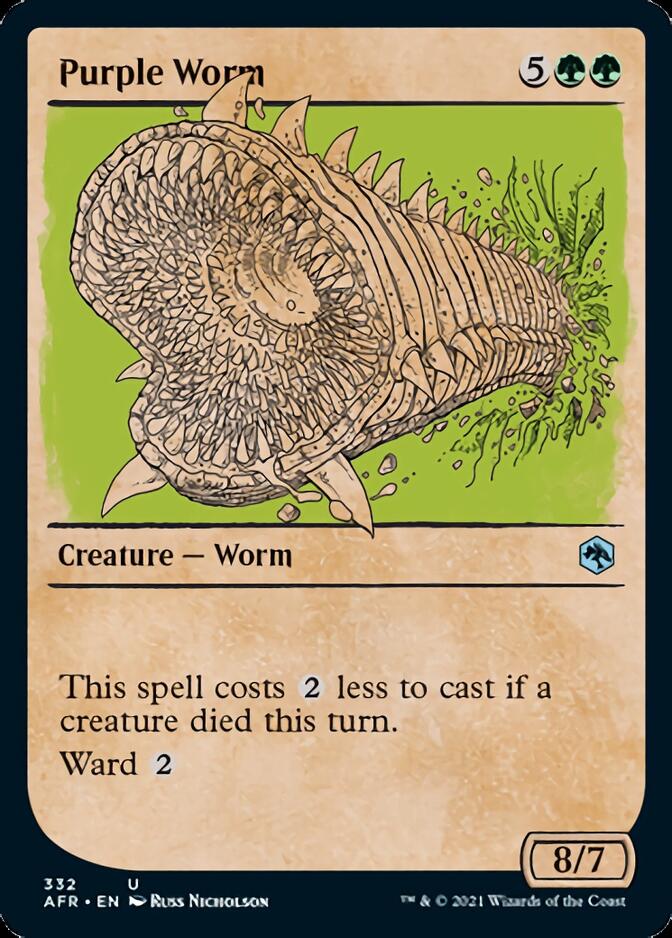 Purple Worm (Showcase) [Dungeons & Dragons: Adventures in the Forgotten Realms] | Webway Games