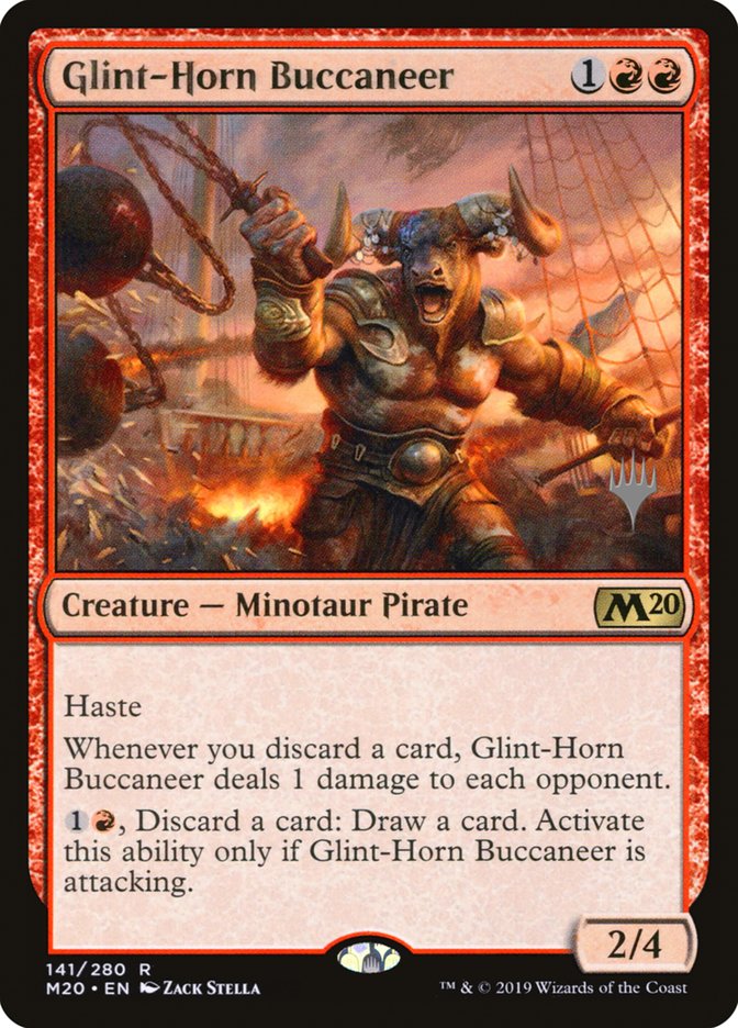 Glint-Horn Buccaneer (Promo Pack) [Core Set 2020 Promos] | Webway Games