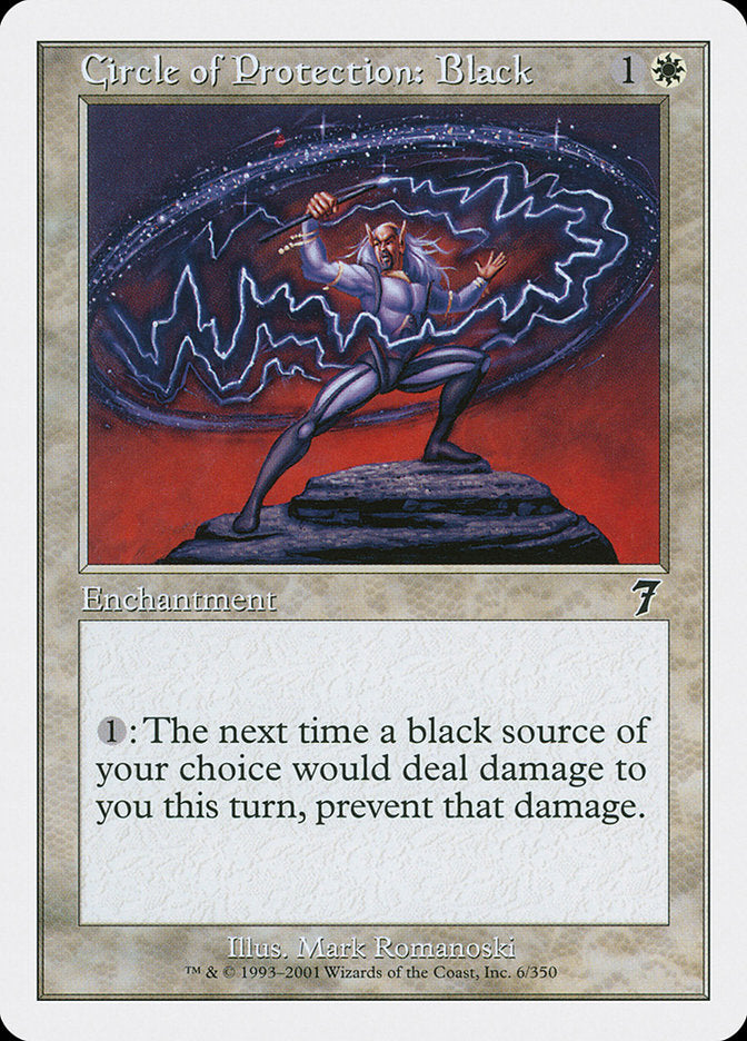 Circle of Protection: Black [Seventh Edition] | Webway Games